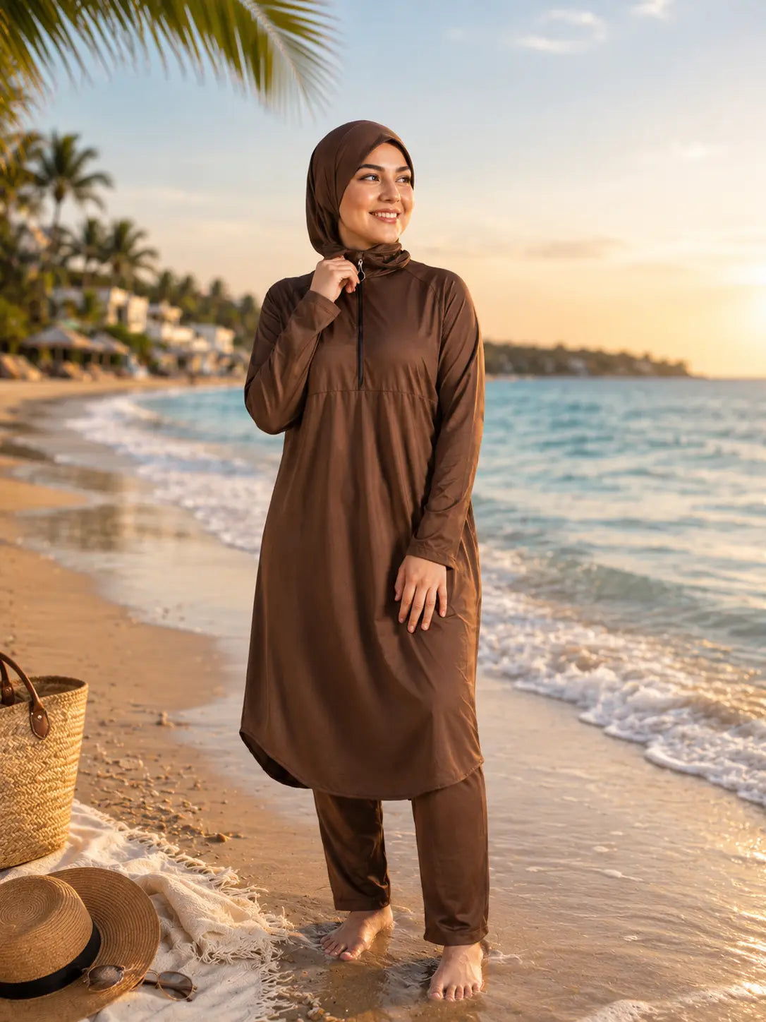 Burkini Femme Élégant 3 Pièces Yanez
