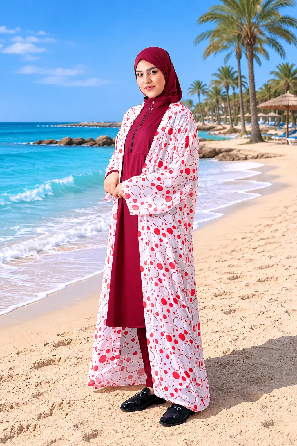 Burkini Rosa 4 Pièces