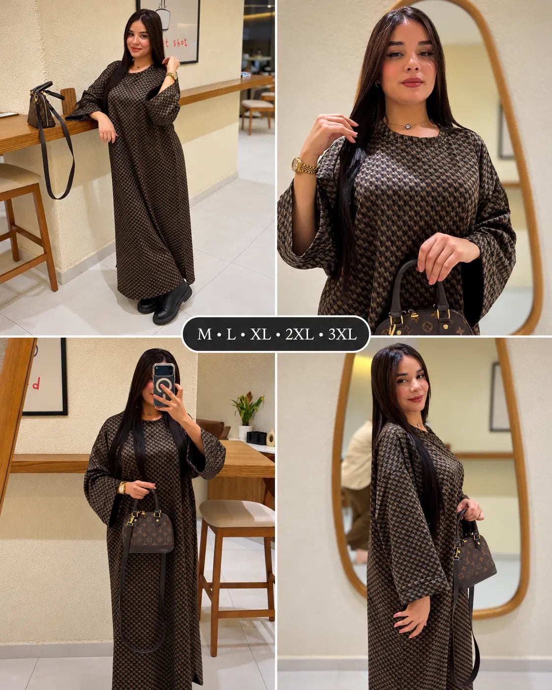 Robe MIRA en Tissu Montoné