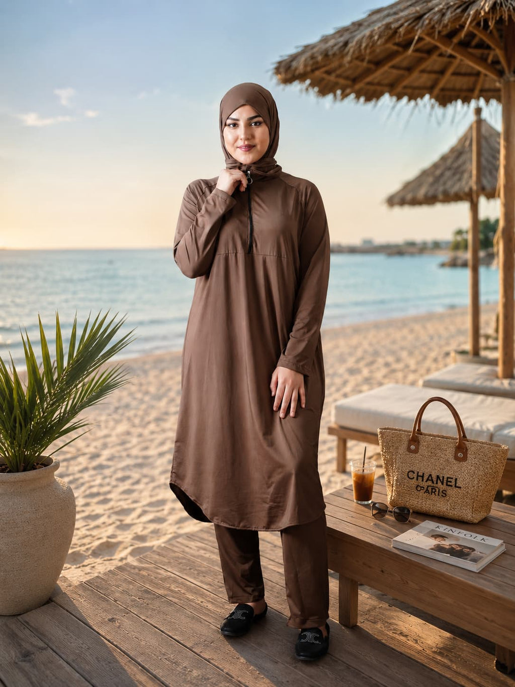 Burkini Femme Élégant 3 Pièces Yanez